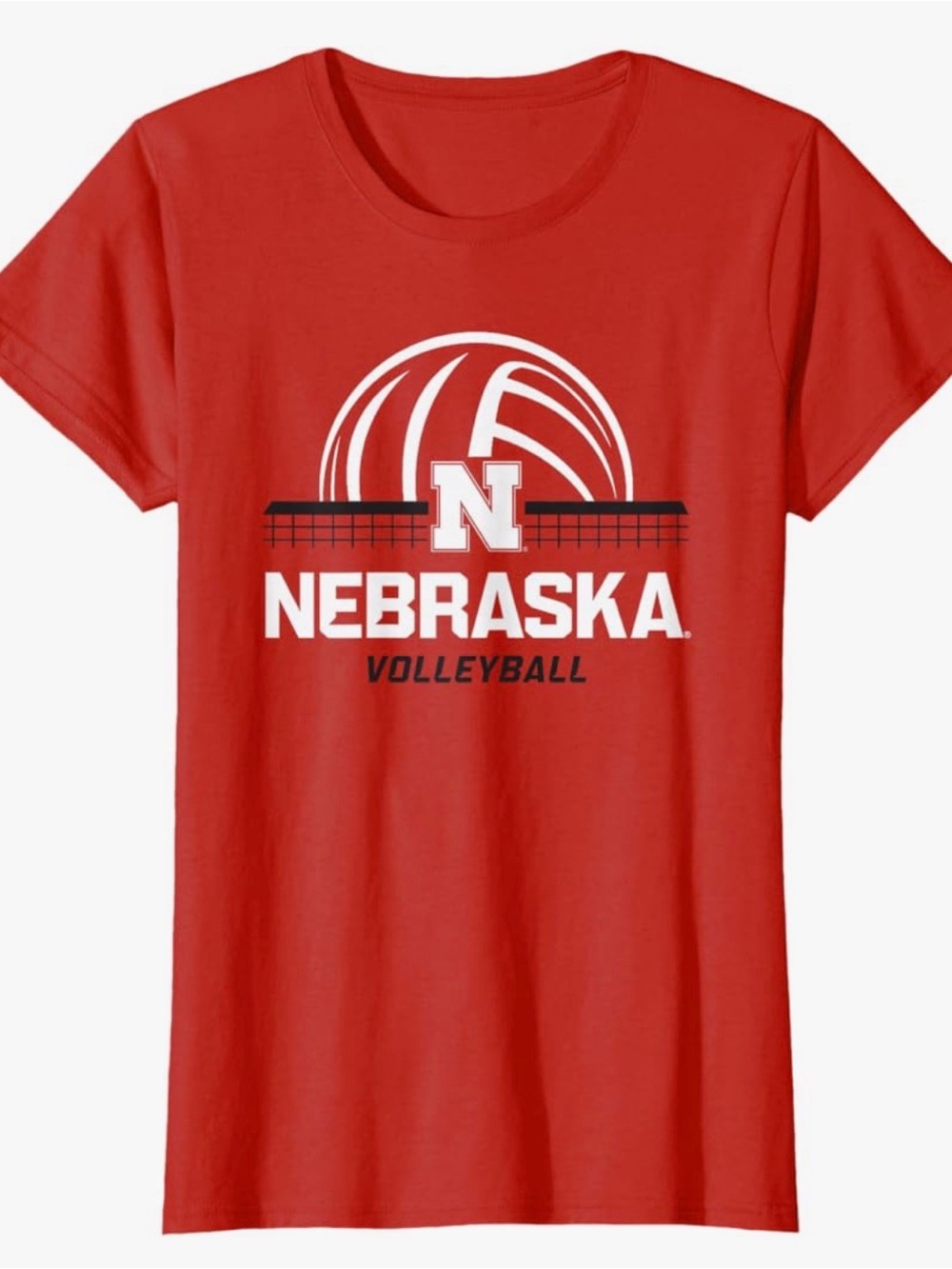 Nebraska Volleyball Women’s Fitted T-Shirt